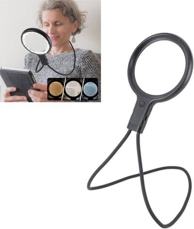 5X 15X handsfree vergrootglas Geschikt voor het lezen, licht vergrootglas, groot vergrootglas Geschikt voor het lezen, flexibel vergrootglas met zwanenhals Geschikt voor het lezen, dichtbij werk, ouderen