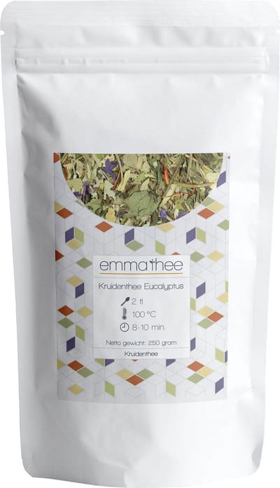 Kruidenthee Eucalyptus 250 Gram - Losse Thee - Puur & Natuurlijk - Fris & Verkwikkend