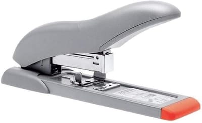 Blocknietmachine - ABS-kunststof metaal - 10-70 Blatt - zilver/oranje