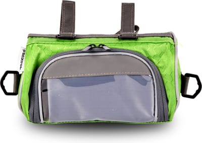 Fietsstuur tas 20x12x12cm - fietstas - fietsstuur tasje - fietstas voor je smartphone - Groen - Afmeting tot Samsung s9 past makkelijk zonder hoes
