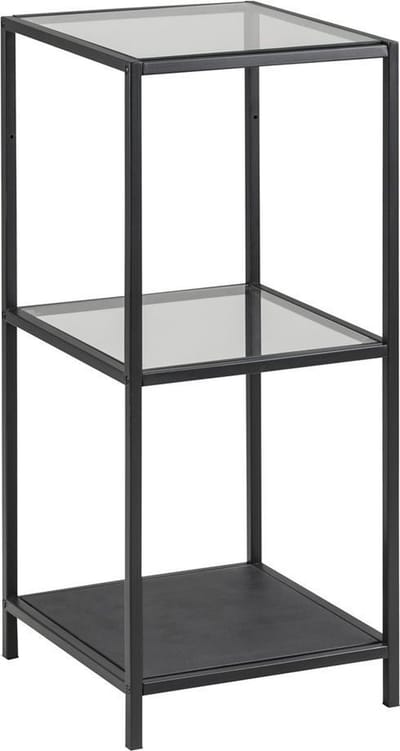 Boekenkast Vayen Glas Zwart 82,5cm - Giga Living