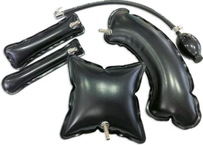 JBM Tools | set van 4 opblaasbare stootkussens voor Kozijnen & glas