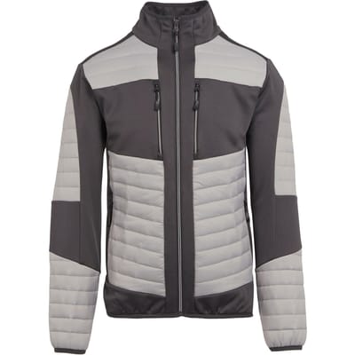 Regatta Heren E-Volve Thermal Hybride Jas (Mineraalgrijs/antraciet)