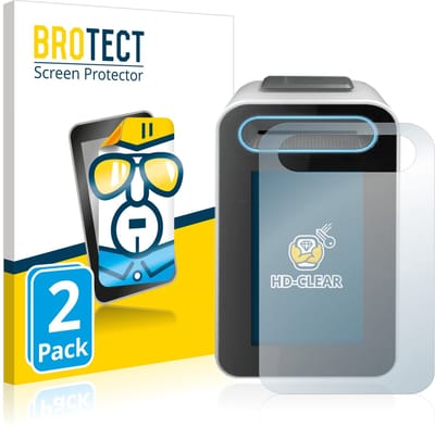 BROTECT - Screenprotector voor Cherry eHealth Terminal ST-1506 - Folie Beschermfolie transparant 2 Stuks