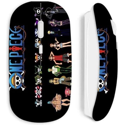 Souris sans fil - MANIACASE - One piece - Blanc - Optique - Rechargeable