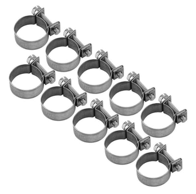 Cosensi - Dailygoody - Roestvrijstalen Slangklemmen - Slangklemmen 18-20mm - Anticorrosief en waterdicht - Roestvrij staal - Brandstofslang Pijpklemmen - Geschi