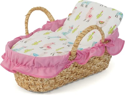Roze Poppendraagtas 45 cm voor Meisjes - Geschikt voor Poppen tot 43 cm