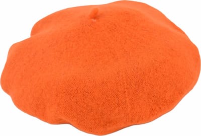 Franse Baret - Oranje | Polyacryl / Wolvilt | One Size | Fashion Favorite