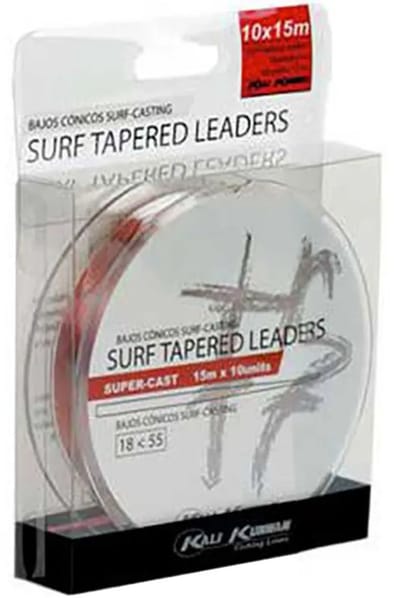 Kali Kunnan Surf 15 M Taps Toelopende Onderlijn Veelkleurig 0.180-0.570 mm
