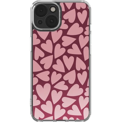 imoshion Hoesje - Geschikt voor Apple iPhone 14 - Design hoesje - Hearty Blush