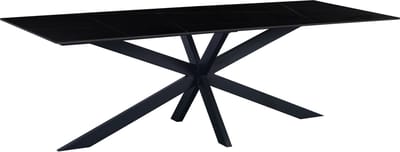 Dimehouse Eettafel Edin Sintered Stone Marmerlook Zwart 170 x 90 x 76 cm - Marmer - Modern - Rechthoek