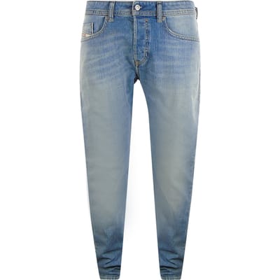 Diesel Buster-x Lichtblauwe Denim Broek