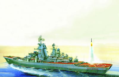 Zvezda - Russian Battlecruiser Petr Velikiy (Zve9017) - modelbouwsets, hobbybouwspeelgoed voor kinderen, modelverf en accessoires