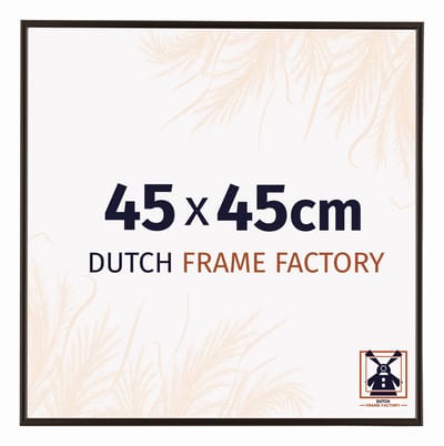 Fotolijst 45x45 cm - Kunststof - Antraciet - Easy