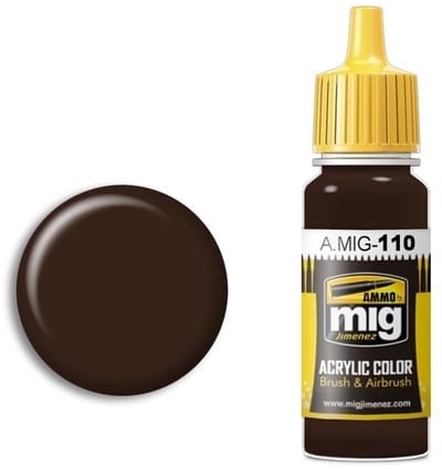 AMMO by Mig Jimenez Hobbyverf Acrylverf - MIG 0110 SCC 1A British Brown 1941-42 - Acryl Verf flesje - 17 ml
