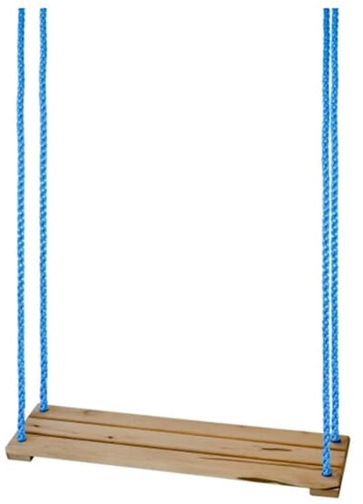 Haber Houten schommel met plank 45 x 12 cm