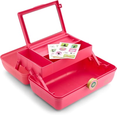 Cosmetische hoes voor meisjes - Roze Over Roze Sparkle