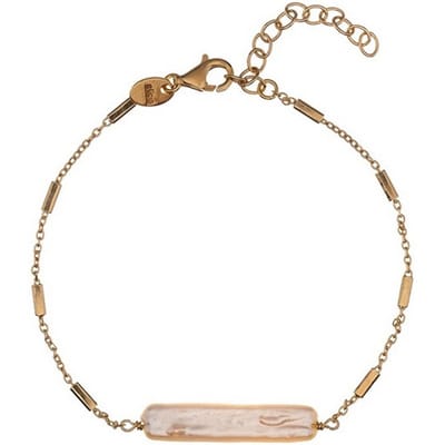 ALISIA AL5107.01.000 GOLD-PLATED ARMBAND MET BAROKPARELS 1 STUK