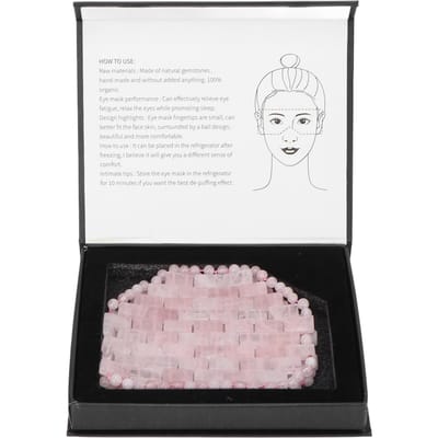 Jadesteen Oogkussen Elimineer Rimpels Bevorder Slapen Verlicht Vermoeidheid Natuursteen Oogkussen Tijgeroog Rose quartz roze