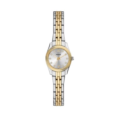 FOSSIL ES5473 Vrouwen Horloge 20 mm Goudkleurig/Zilverkleurig
