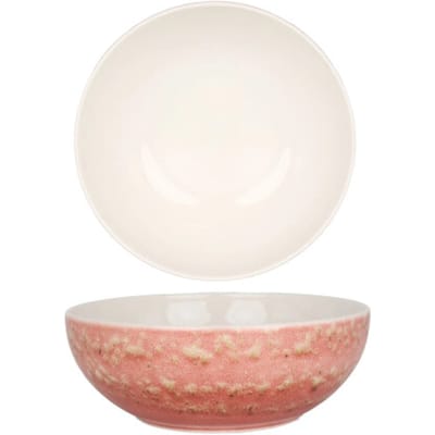 Rinart Kommetje - Rosa - Porselein - 18 cm (1000cc) - set van 6