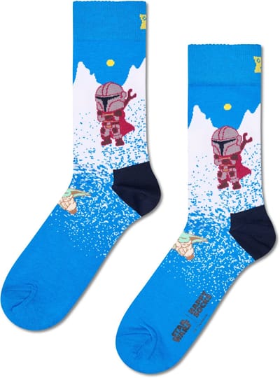 Happy Socks STAR WARS This Is The Way Sock - unisex sokken - blauw - Unisex - Maat: 41 - 46