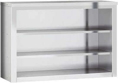 RVS Wandkast met Plank voor Keukenopslag