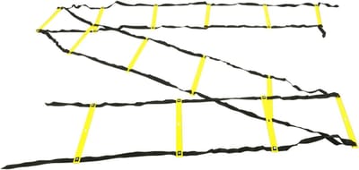 Agility Ladder - Fitness Trap - Snelheid Trainen - Verstelbare Lengte - 7 Meter - Zwart