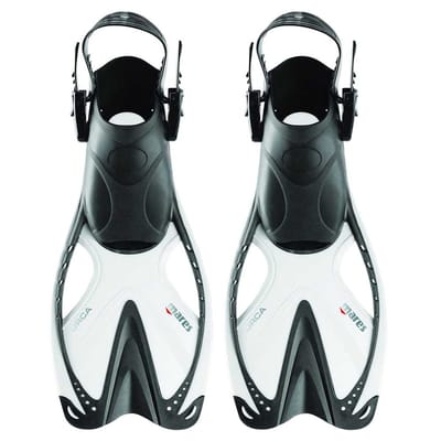 Mares Orca jr open hiel flipper maat 30-35 Wit