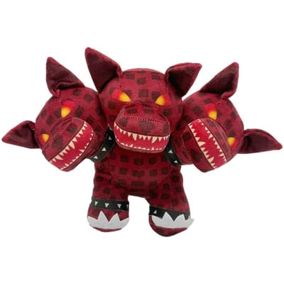 Kawaii Spel Steal A Brainrot Cerberus Pluche Speelgoed Knuffel Poppen Speelgoed Periferie Zacht Rood Monster Cerberus Pluche Pop Kussen Kamer Decoratie 15cm brown
