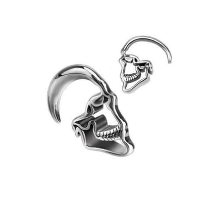 Taper chirurgisch staal skellet 1.6 mm - zilver - LMPiercings