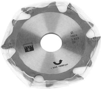 Dailygoods- Biscuit-snijblad 100 mm - Hardmetalen Snijblad - Vervanger - Binnendiameter 22 mm - Precisie - Duurzaam
