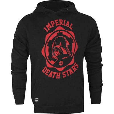 Star Wars Officiële Imperial Death Stars College Hoodie voor heren (Zwart)
