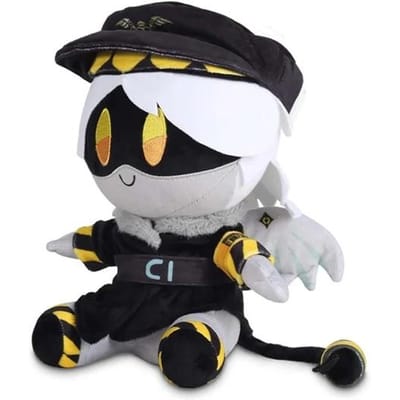 30CM Drones meurtriers en peluche jouets Kawaii dessin animé Anime peluche poupée doux tueurs petit robot jouets pour enfants cadeau de Noël gray