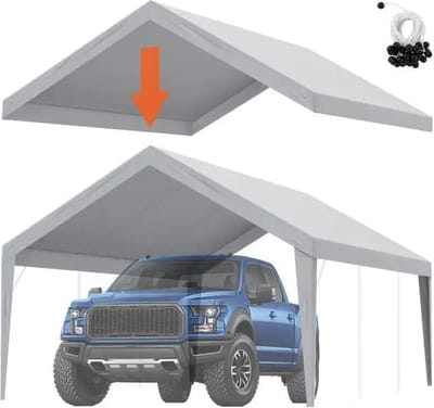 Garagetent - Tent - Partytent - Carport Tent - Carport Tent - Garagetent - Vervangende Garagetent - 7,5inch - Heavy-Duty Waterdicht & UV Beschermd