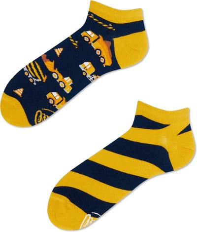 Many Mornings unisex enkelsokken - Sock The Builder Low - Unisex - Maat: 35 - 38