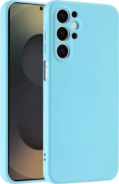 Hoesje geschikt voor Samsung Galaxy S25 Ultra hoesje zacht siliconen- Arara backcover - Blauw