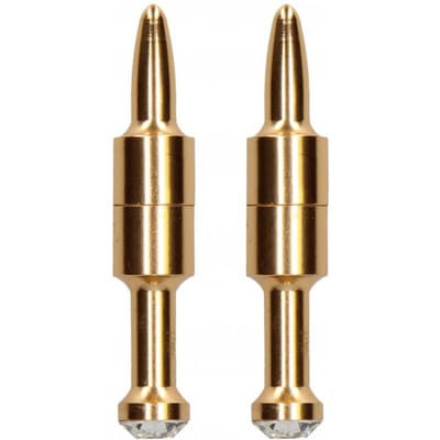 Ouch - Magnetische Tepelklemmen - diamant pen - Goud