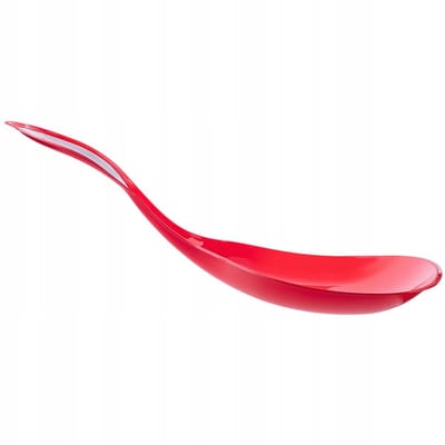 KADAX Poporutscher voor kinderen, sneeuwschuiver van kunststof, 59 x 39 x 17 cm sneeuwschaal, glijplaat met handgrepen, schotelglijders, sneeuwflitser, wintersport (rood)