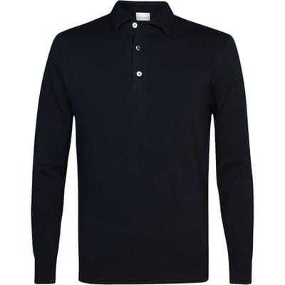 Profuomo Polo Onepiece Polos Donkerblauw Pp2j00009