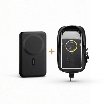 ARD Telefoonhouder Fiets Reflector Waterdicht + Powerbank 10.000 mAh - 2 tot 4 keer opladen - Powerbanks - Gsm Houder Fiets - Fietshouder - Power Bank - Fiets Telefoonhouder - Phone Holder Bike
