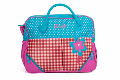 Luiertas - Baby Verzorgingstas Incl. Verschoningsmatje - Flessenhouder - Schoudertas hengsels - Roze - Blauw - Rood