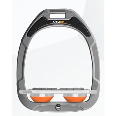 Platte Grip Aluminium/Grijs/Oranje Sporen Flex-On Green Composite