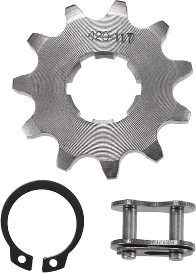 Allecto - Motor Sprocket - 420 Ketting - Eenvoudige installatie - 11T Gear - Geschikt voor Dirtbike - 20mm Montagegat