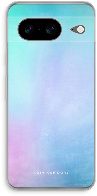 Case Company® - Hoesje geschikt voor Google Pixel 8 hoesje - Mist pastel - Soft Cover Telefoonhoesje - Bescherming aan alle Kanten en Schermrand