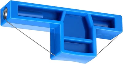 Pottenbakkerij Hoeksnijder - Klei Snijder - Keramiek Vormgeven - Meerdere Hoekmaten - 1 Stuk - Blauw
