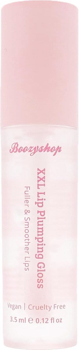 Boozyshop ® XXL Lip Plumping Gloss – Transparante Lipgloss met 3D Glans – Geeft Instant Volle Lippen – Hydraterend met Aloë Vera & Kokosolie – Niet Plakkerig – Verzorgende Lipgloss