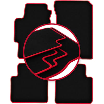 CARLUX-RED automatten voor: Honda Accord VI stationwagen, sedan, Type-R (1997-2002)