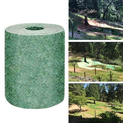 Grass Seed Mat Roll – Alles-in-één Gazonmat met Bemesting & Bescherming – Eenvoudig Uitrollen, Zaaien en Groeien voor Dicht & Groen Gazon