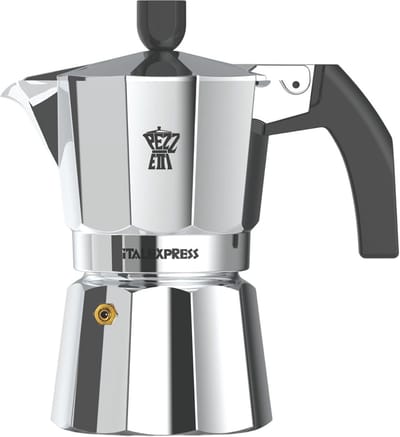 Aluminium Espressomaker voor 3 Koppen - Klassieke Italiaanse Moka Pot